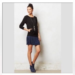 Anthropologie Bordeaux Dyad Sweatshirt Dress